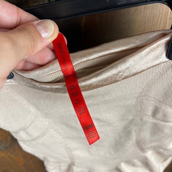 SPANX High-Waisted Body Tunic Shapewear Tan Nude 1457 Slimming Women's Medium - Picture 8 of 12